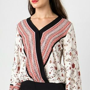 Cross cross blouse